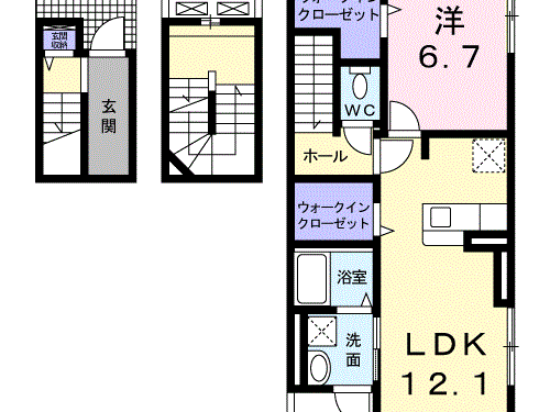(間取図(平面図)) (間取図(平面図))
