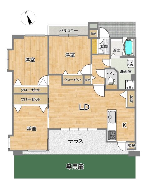 (間取図（平面図）)