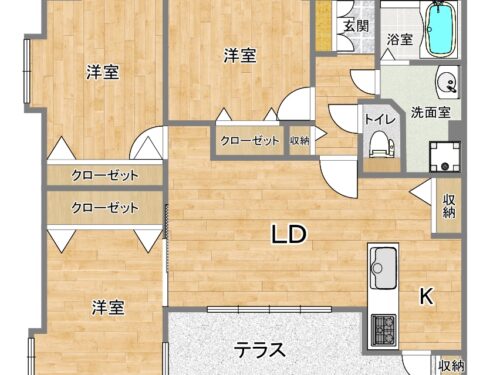 (間取図(平面図)) (間取図(平面図))